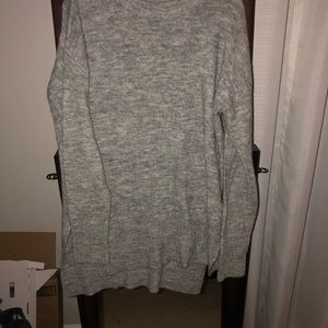 Long grey sweater